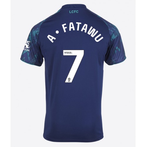 Dres Leicester City Issahaku Fatawu #7 Gostujuci 2025-26 Kratak Rukav